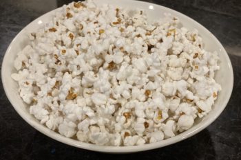 Homemade popcorn
